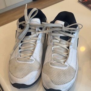 JA white Nike basketball shoes men size 8.5